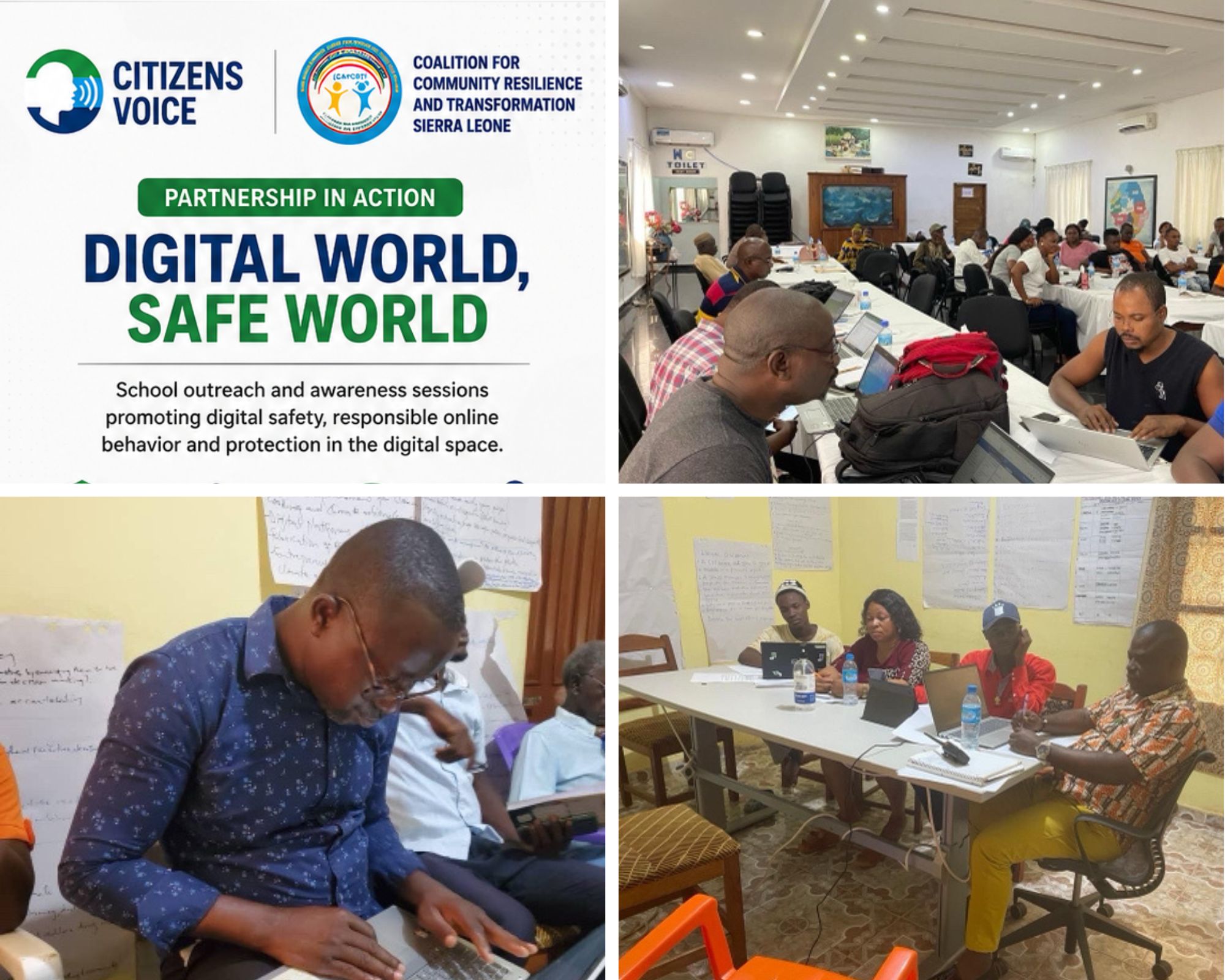 Citizens Voice and CArCRT-SL Empower Students Through Digital Safety and Online Awareness Campaign