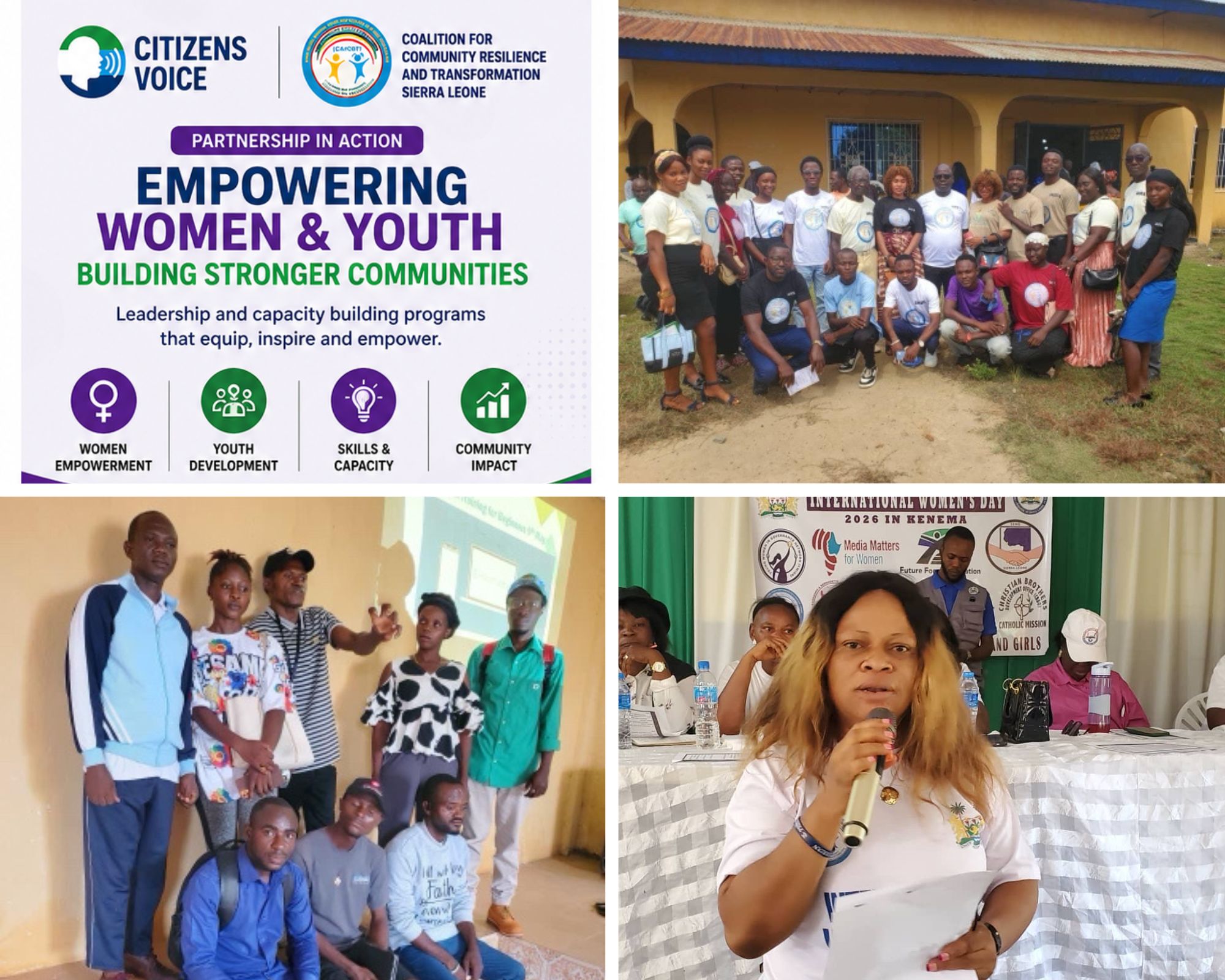 Partnership Supports Women and Youth Through Leadership and Community Development Training